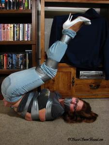 staciesnowbound.com - Stacie Snow Tape Tied in Jeans and Heels thumbnail